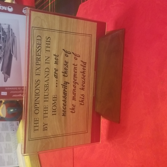 Humourous Husband/Dog Sign Vintage - Picture 1 of 5